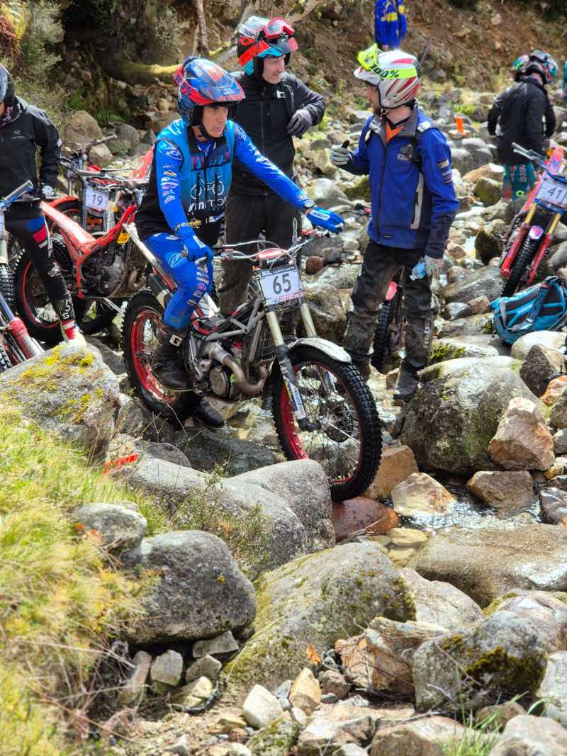 Bretton King on Day 1 of the 6 Day, but Day 3 of his epic challenge. Scores down below. Pic: Mark Thornhill